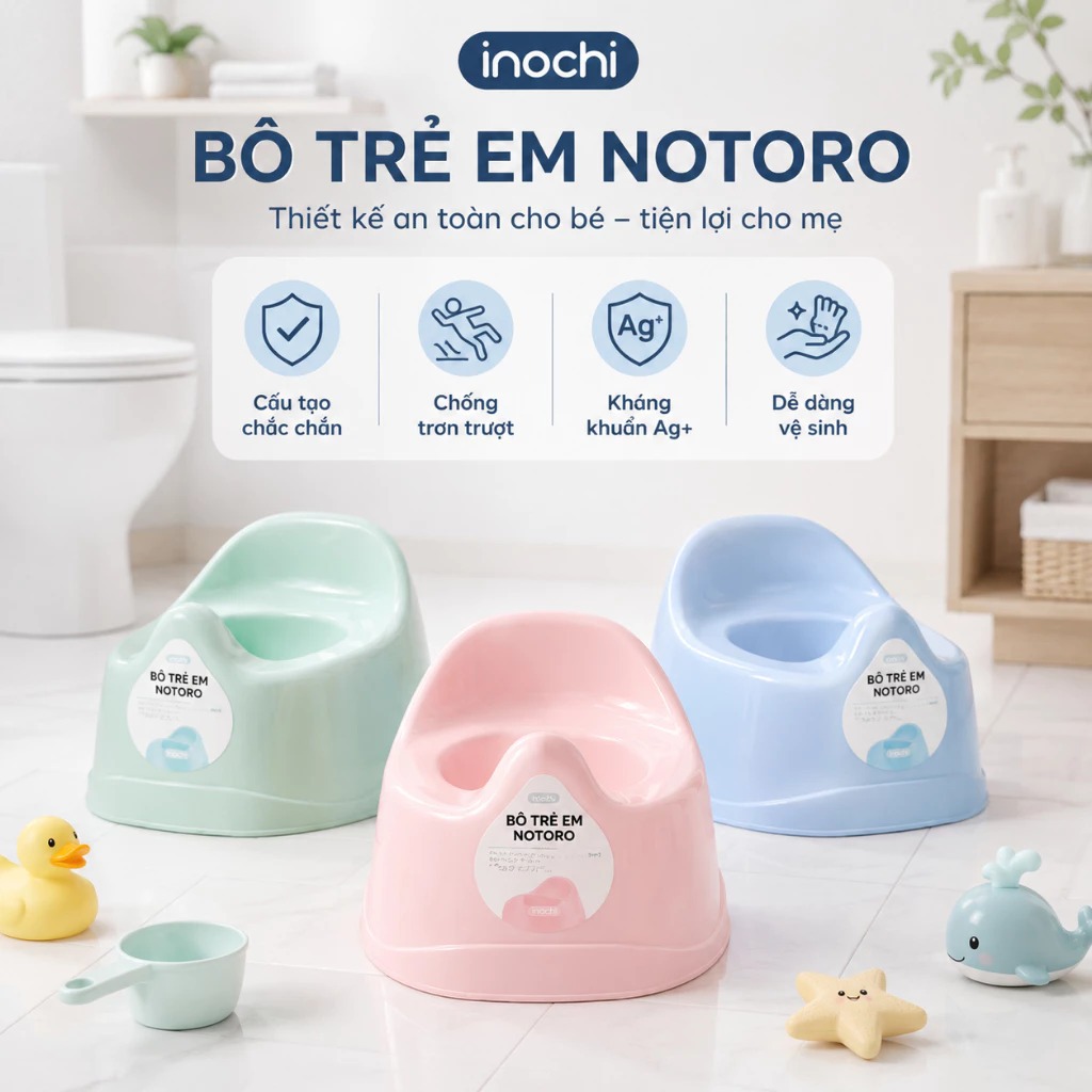 Bô Trẻ Em Notoro Nhật Bản -Chính hãng inochi Thiết Kế Thông Minh Bằng Nhựa Cao…