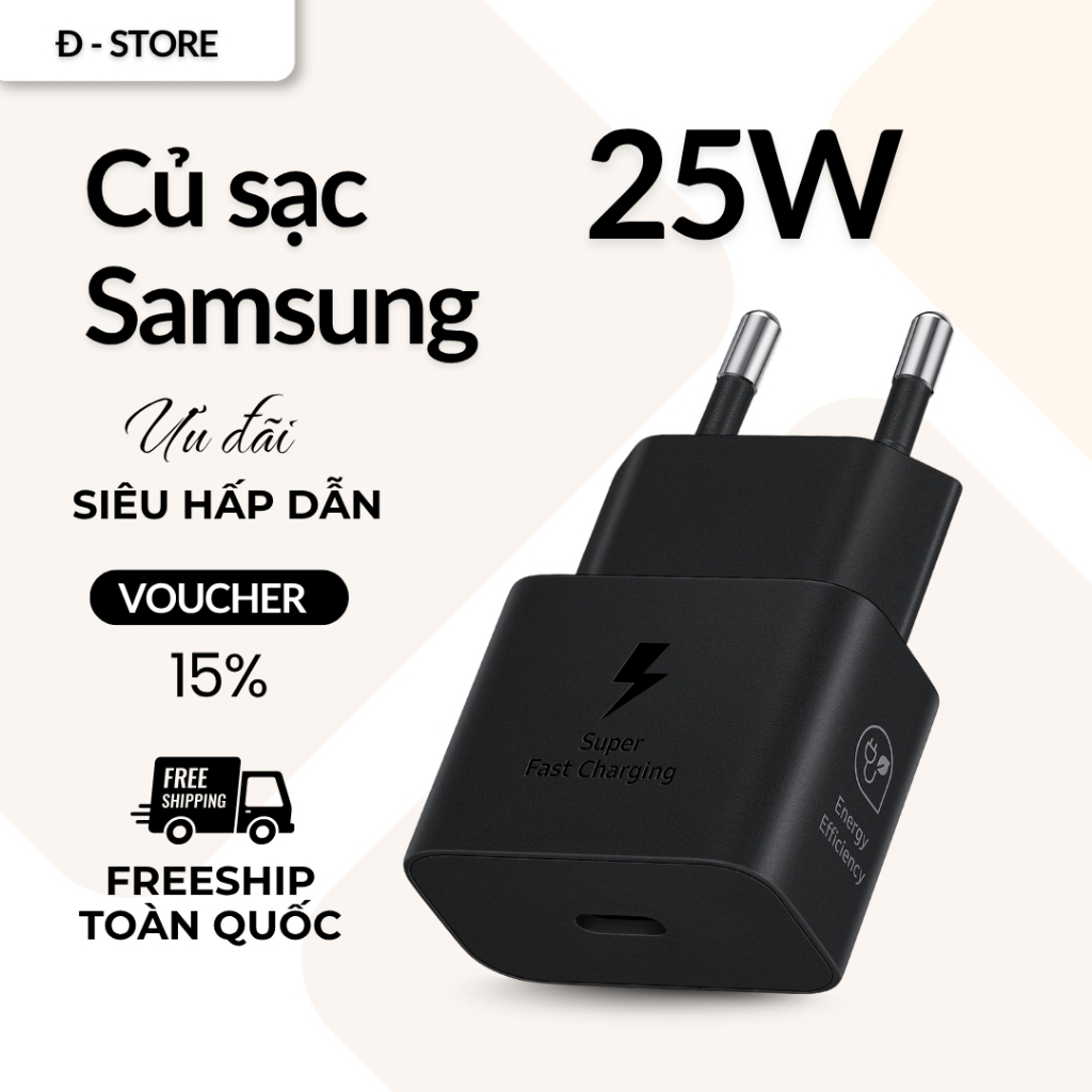 [CHÍNH HÃNG SAMSUNG] Củ sạc nhanh Samsung 25W - FULLBOX