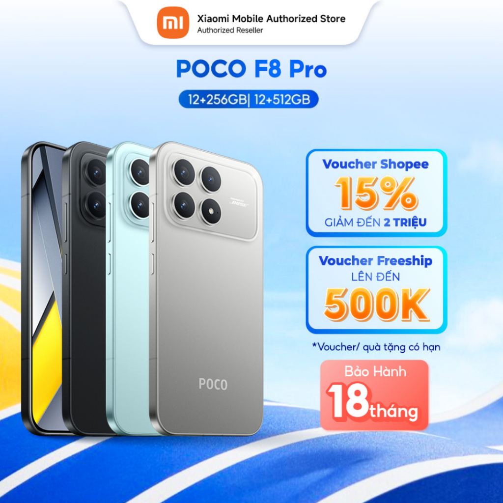 [Livestream] Điện thoại POCO F8 Pro (12+256GB | 12+512GB) | Màn POCO HyperRGB AMOLED 6.59" 120Hz