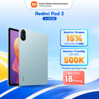 [Livestream] Máy tính bảng Redmi Pad 2 (4+256GB)| Màn hình 11inch 2,5K | MediaTek Helio G100-Ultra | Pin 9000mAh | 4 Loa