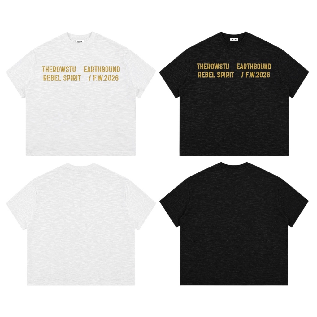 [ Cotton Xược ] TR19 Áo Thun Boxy Vải Slub Mỏng Mát Local Brand THEROW Tay Ngắn Form Rộng Unisex Nam Nữ Hot Trend | BigBuy360 - bigbuy360.vn