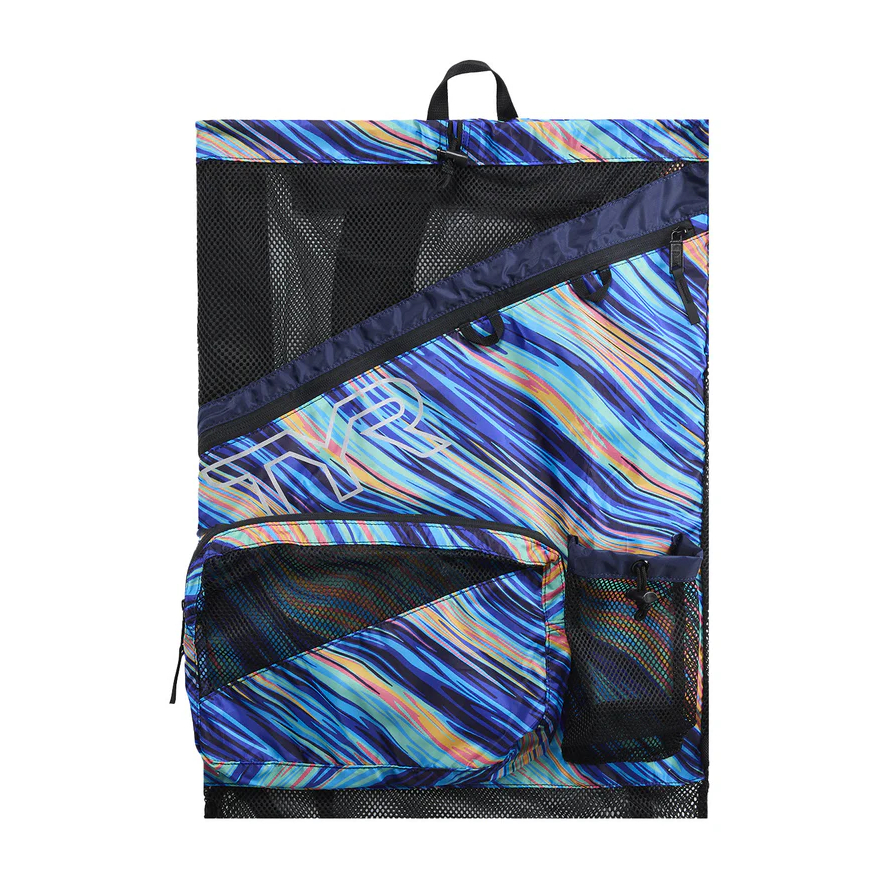 Balo Túi Lưới TYR Elite Team Mesh Backpack 40L Teal/Orange.