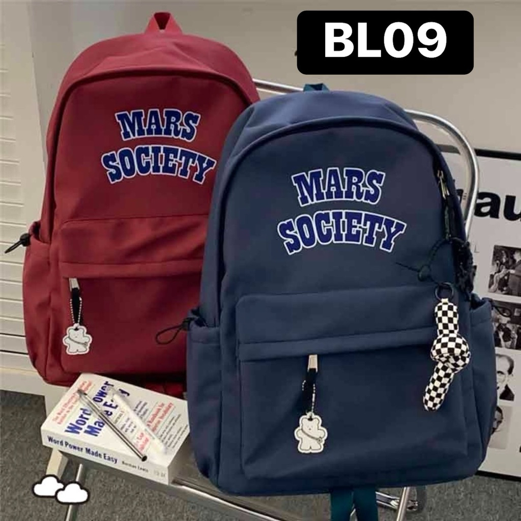 [Hami] Balo Ulzzang MARS SOCIETY - Thời Trang Nam Nữ Hàn Quốc BL09
