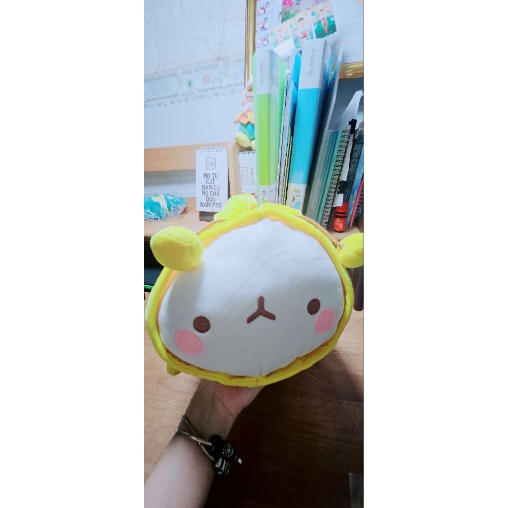 Thú nhồi bông/ Gấu bông Tsum thỏ Molang Happy Rabbit cosplay ong - Hàng chính hãng Hàn Quốc 🐰🐰🐰