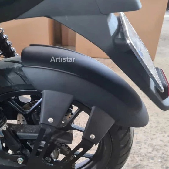 Dè Chắn Bùn sau cho xe điện DatBike Quantum S1, S2, S3 - Hãng ARTISTAR - ĐEN - CARBON