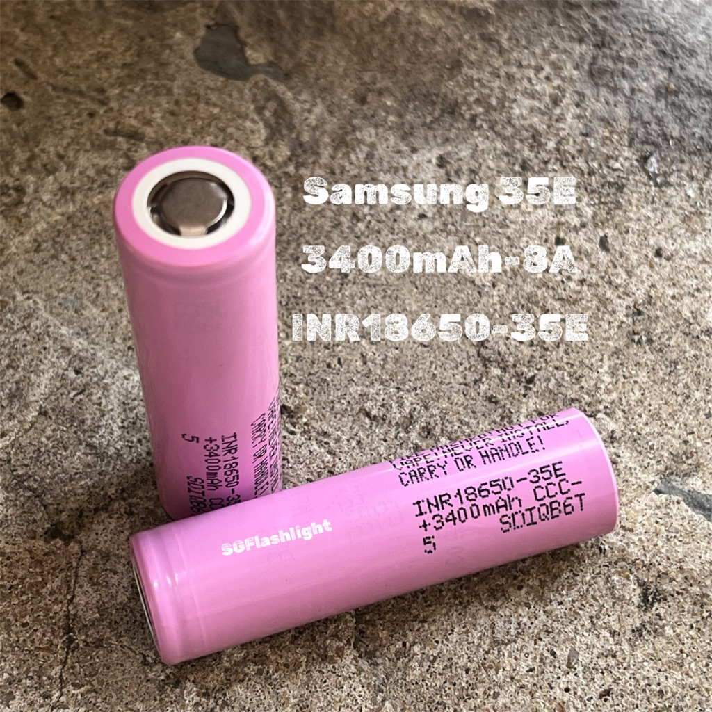 Pin 18650 Samsung 35E 3400mAh- 8A, INR18650-35E, Pin sạc.