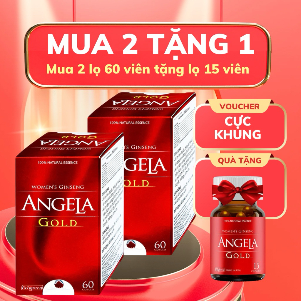 ✅SÂM ANGELA GOLD lọ 60 viên