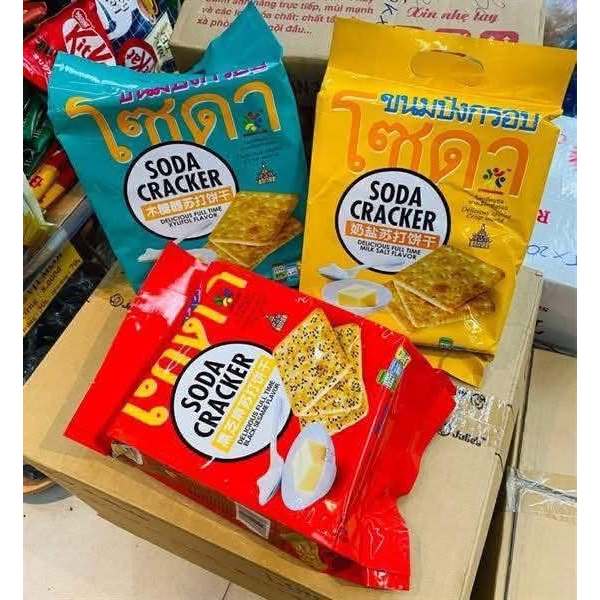 ✨ BÁNH QUY ĂN KIÊNG KHÔNG ĐƯỜNG SODA CRACKER