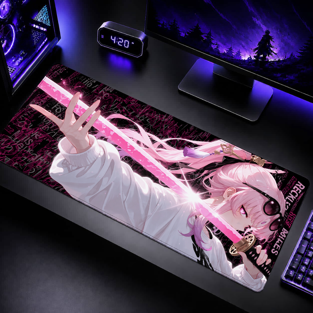 Lót Chuột Dài Anime Waifu Gaming XXL Deskmat Khổ Lớn Mouse Pad Chống Trượt, Bề Mặt Speed Cao Cấp | BigBuy360 - bigbuy360.vn