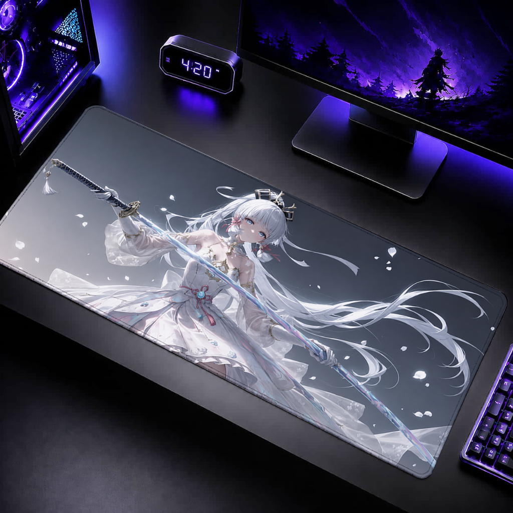 Lót Chuột Dài Anime Waifu Gaming XXL Deskmat Khổ Lớn Mouse Pad Chống Trượt, Bề Mặt Speed Cao Cấp | BigBuy360 - bigbuy360.vn