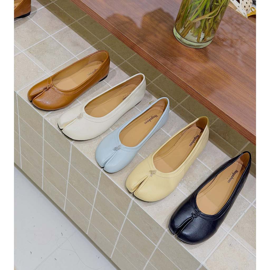 GIÀY BÚP BÊ NAGASHOES DÁNG TABI TRƠN NAB149