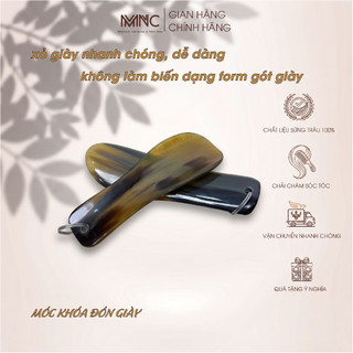 Móc khoá đón giày sừng trâu Mnistore, dòng bỏ túi kích thước 12cm, giúp dễ xỏ giúp gót chân trượt vào giày dễ hơn
