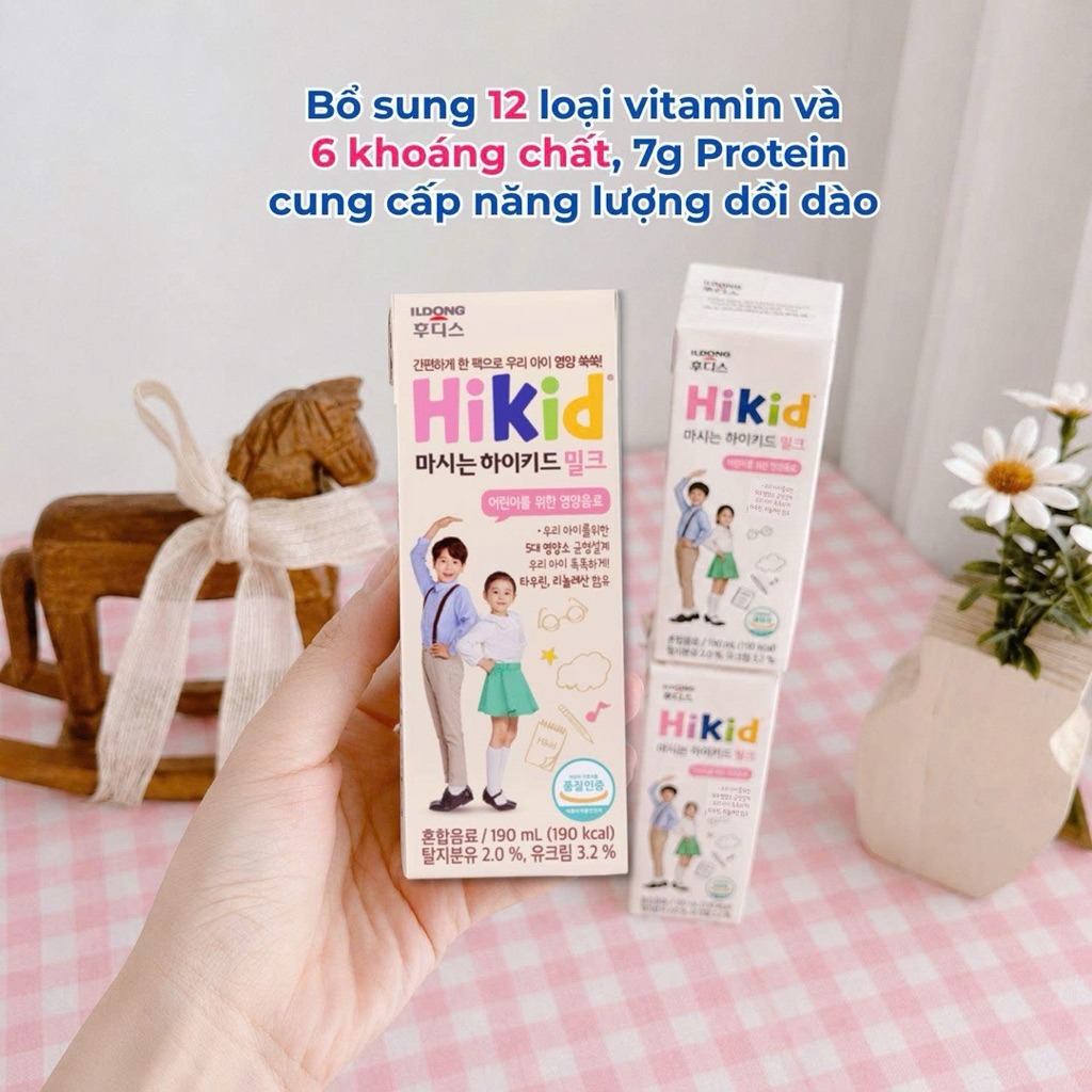 Sữa Hikid pha sẵn nguyên thùng