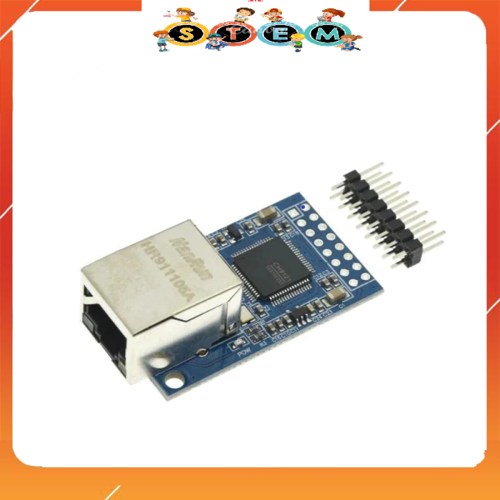 [Stem A-Z][G164] Module Điều Khiển CH9121 UART Port Sang Ethernet TTL STM32 TCP IP 51 3.3V 5V