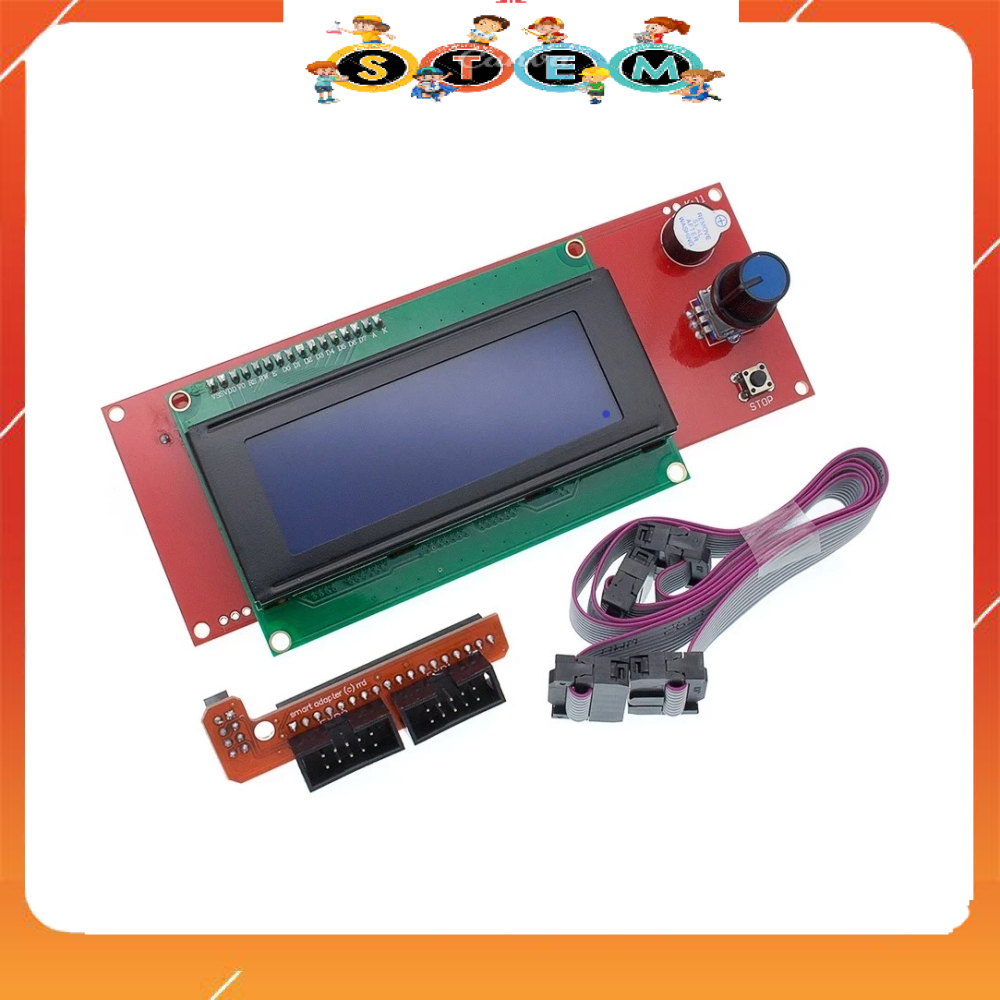 [Stem A-Z][G171] Module LCD Reprap Ramps 1.4 LCD2004 Màn Hình Điều Khiển Máy In 3D