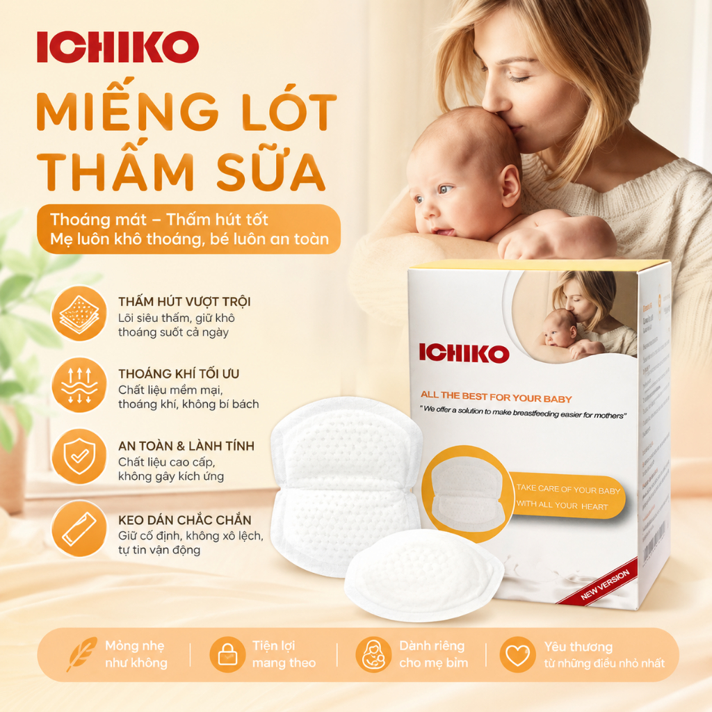 Miếng lót thấm sữa ICHIKO