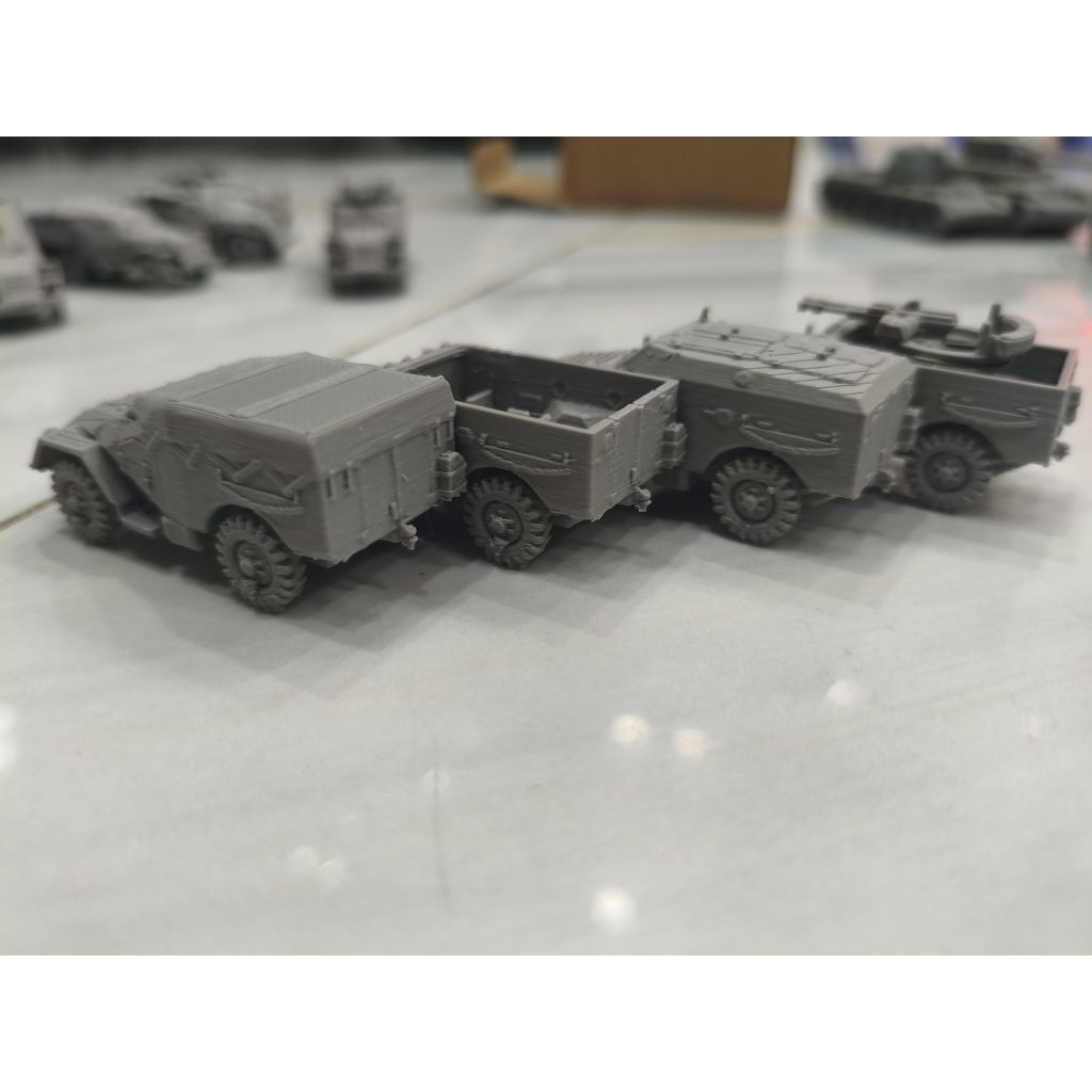 Mô Hình BTR-40 Nhiều Tỉ Lệ In 3D – Chưa Sơn – Sưu Tầm