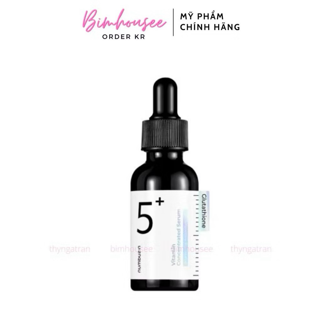 Tinh chất Numbuzin 5+ dưỡng trắng mờ thâm nám Numbuzin No.5 Vitamin Concentrate Serum