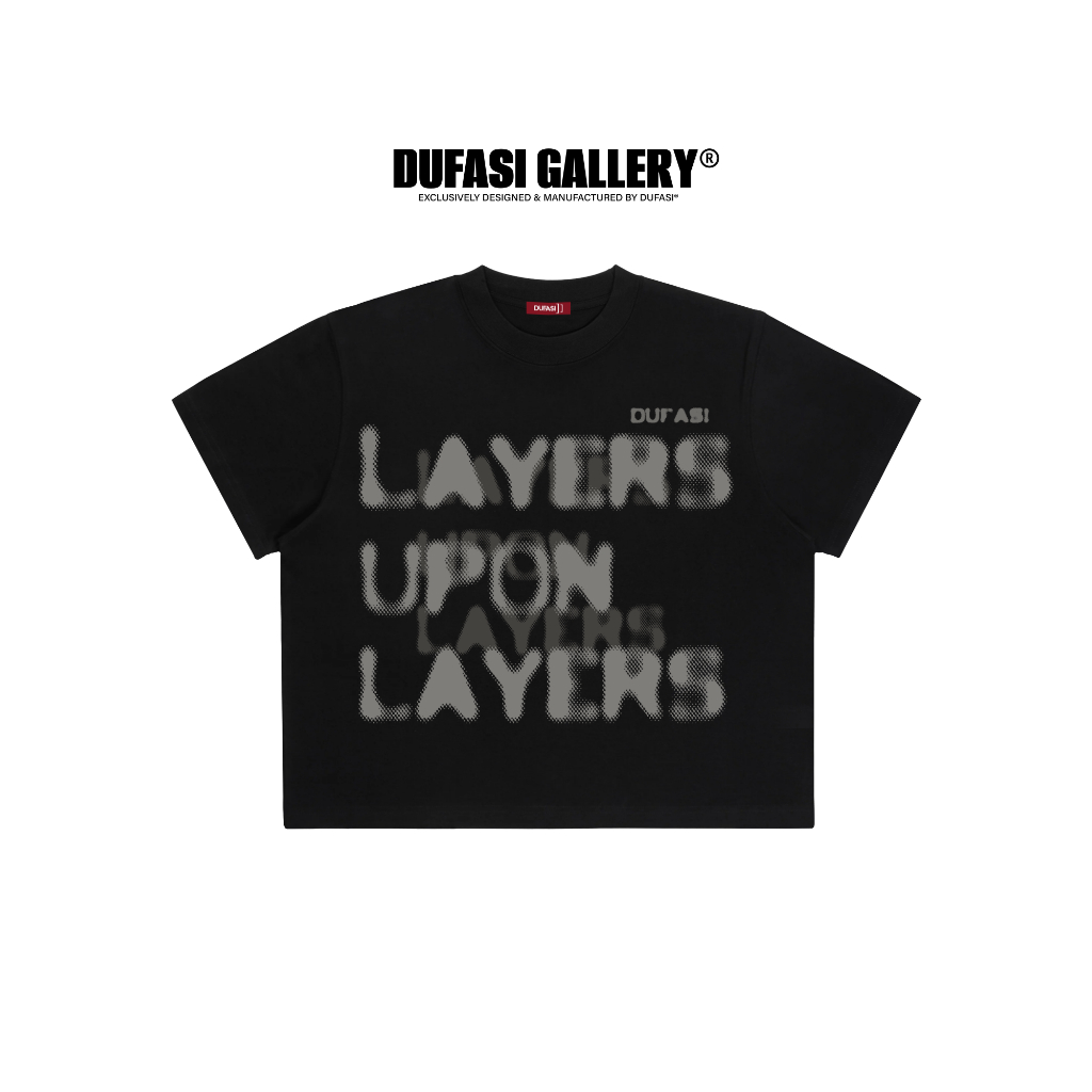 Áo Thun Nam Nữ Unisex Form Boxy DUFASI GALLERY® - 100% COTTON / 300 GSM - LAYER UPON LAYER