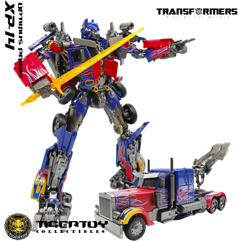 Mô Hình Optimus Prime XP14 Oversize 30cm Hợp Kim Transformation Robot Biến Hình Xe - Tigertoy Collec