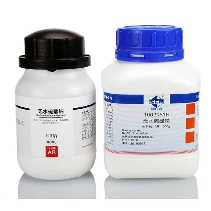 Sodium sulfate anhydrous (Na2SO4), Natri sunfat khan,có COA