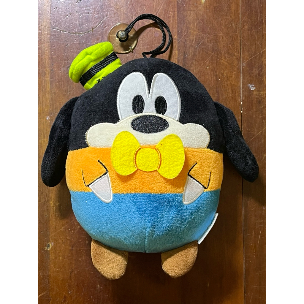 Gấu bông hình cún Luffy tròn vo size móc khoá