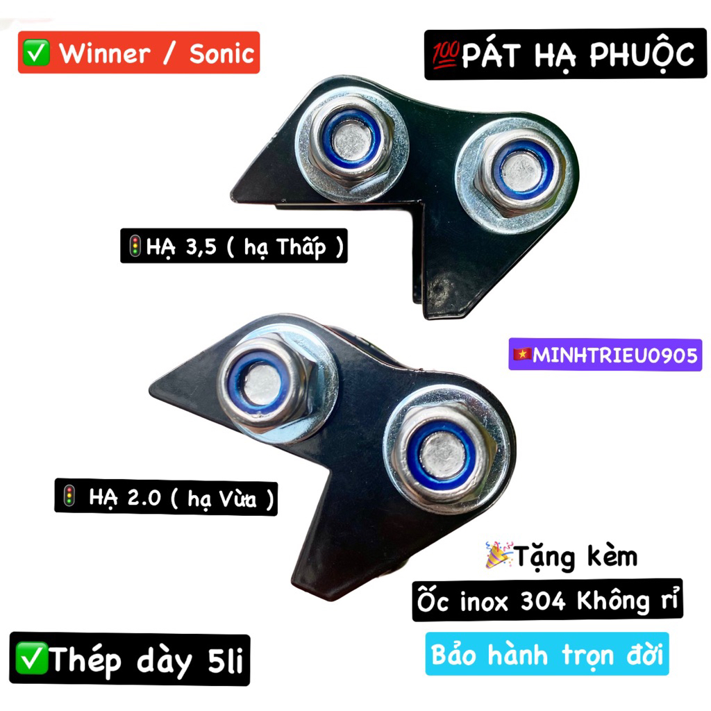 Pát / pass hạ phuộc Winner / Sonic / Winner X [gắn gấp zin]