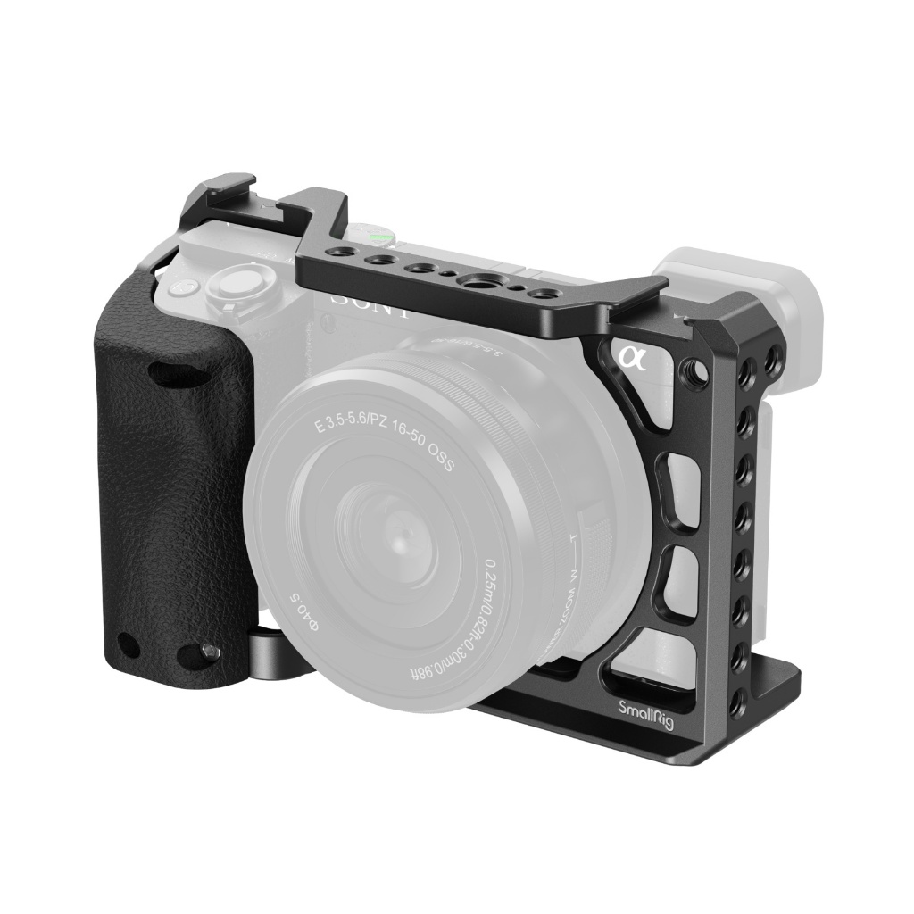 Khung SmallRig 3164B Kèm Tay Cầm Silicone Cho Sony A6400 / A6300 / A6100 - Mới