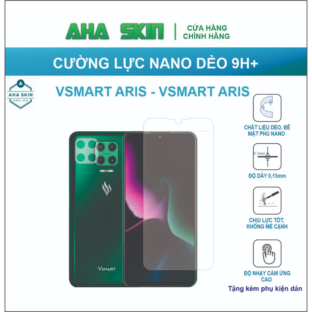 Cường lực VSMART ARIS/BSMART ARIS PRO Cường lực dẻo 9h+