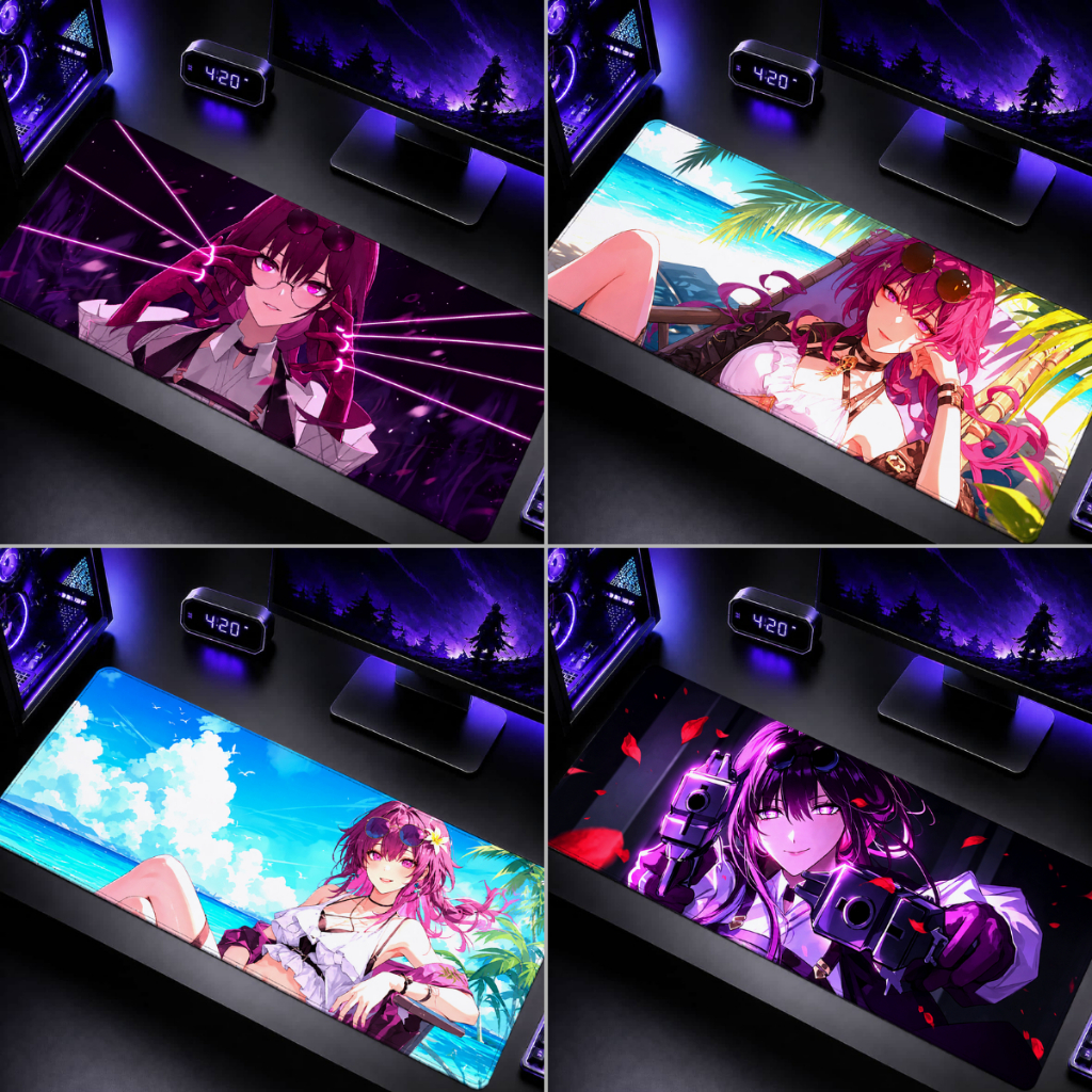 [BỘ SƯU TẬP] Lót Chuột Gaming Kafka HSR, Lót Chuột Cỡ Lớn Chống Trượt, Bề Mặt Speed Cao Cấp