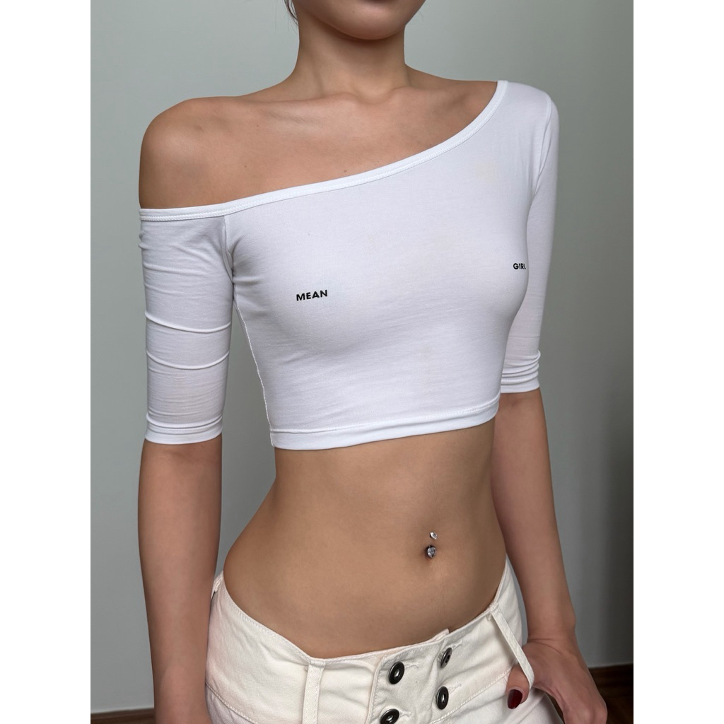 áo croptop ôm MEAN GIRL