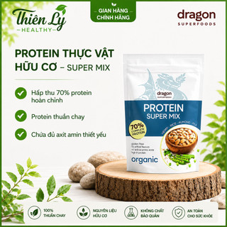 Đạm protein thực vật organic - Protein Super Mix 500gr - Dragon Superfoods