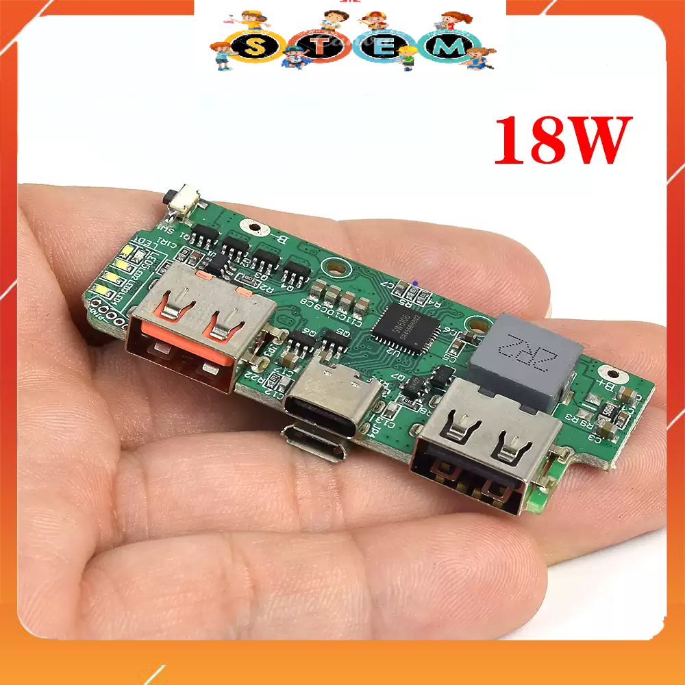 [Stem A-Z][G195] Mạch Sạc Nhanh 2 Chiều QC3.0 PD3.0 SW6106 18W