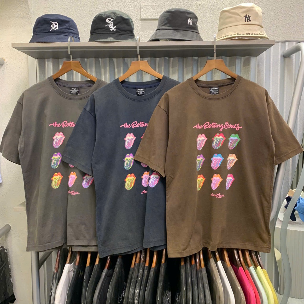 [AUTH] Áo Thun AD.LV ROLLING STONES 2026 mới - Unisex Nam Nữ Authenitc - Hãng chuẩn Korea Hàn