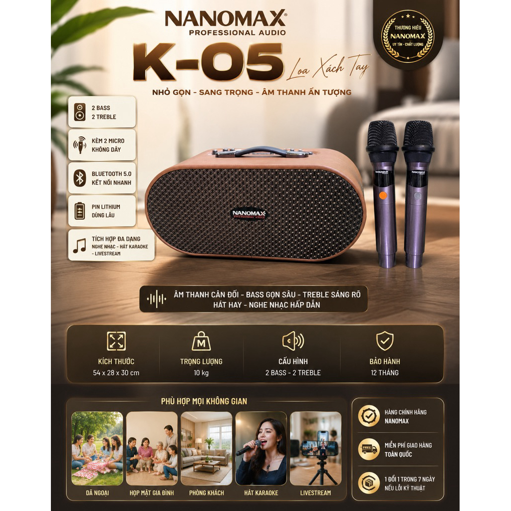 Loa xách tay Nanomax K 05