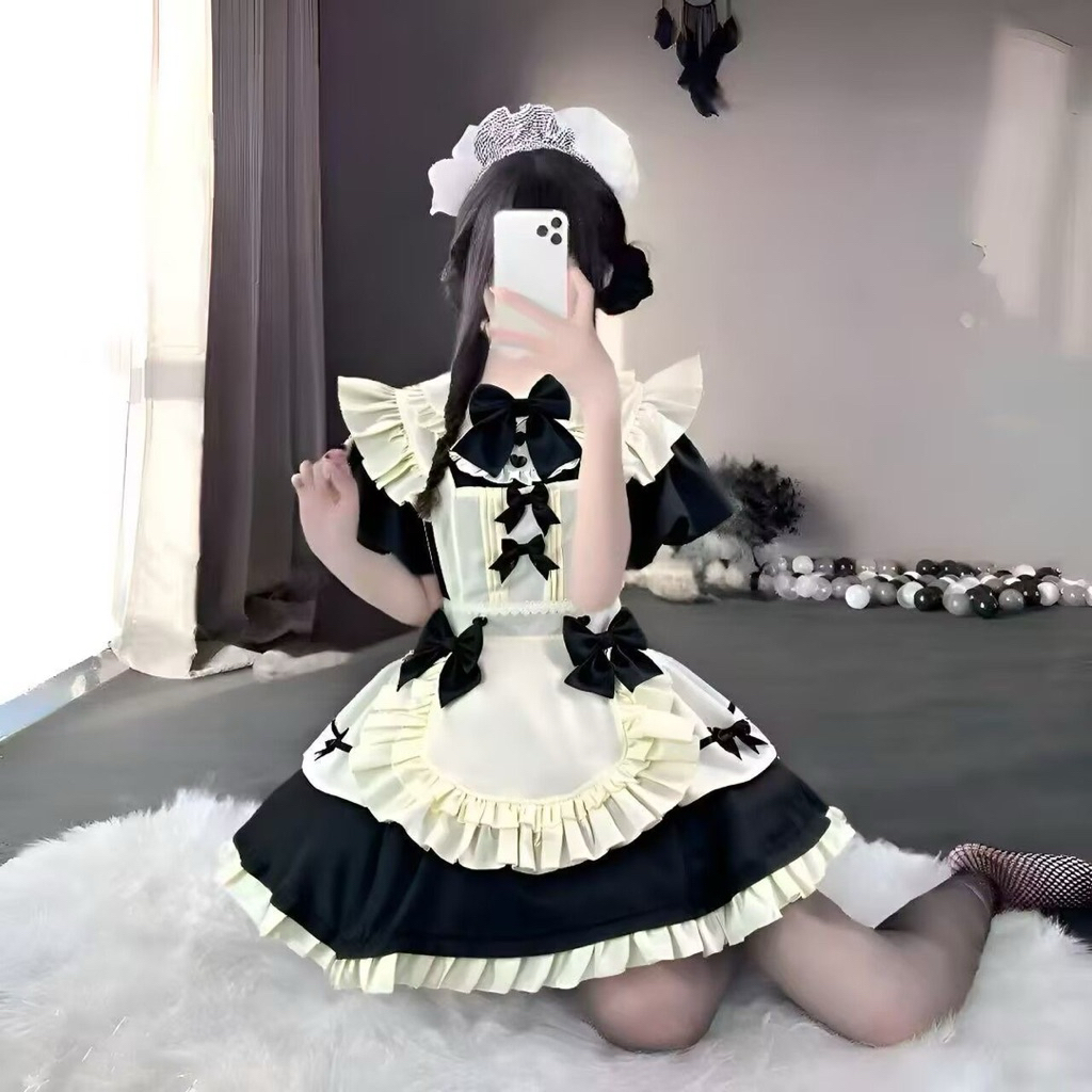Trang Phục Cosplay Lolita Phong Cách Maid