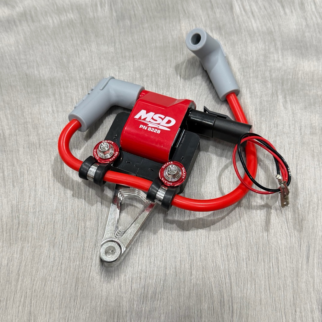Combo mobin sường MSD + pát nhôm cnc lắp AB / VARIO ( tặng pát kẹp, ốc salaya, long đền đỏ ) - Phụ k