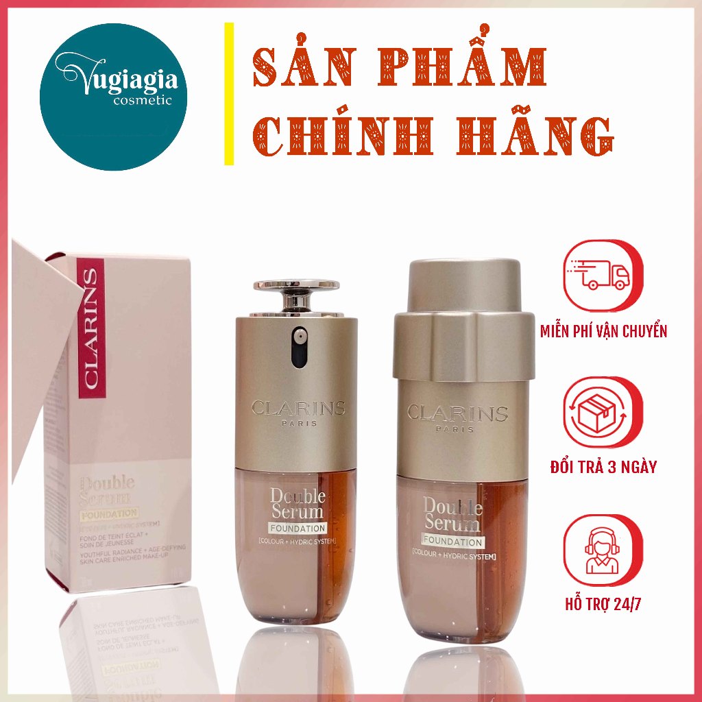 🔥 Kem nền Clarins Double serum foundation 🔥
