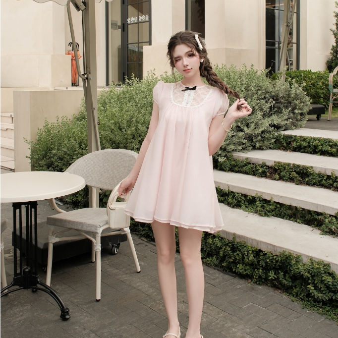 [Somee studio] Váy babydoll tơ sần Amélie dress