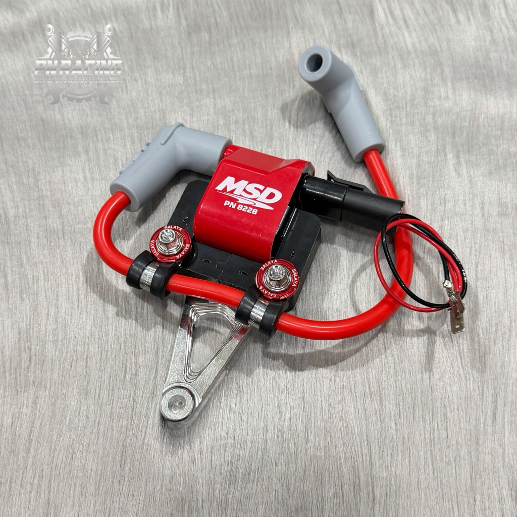 Combo mobin sường MSD + pát nhôm cnc lắp AB / VARIO ( tặng pát kẹp, ốc salaya, long đền đỏ ) - Phụ k