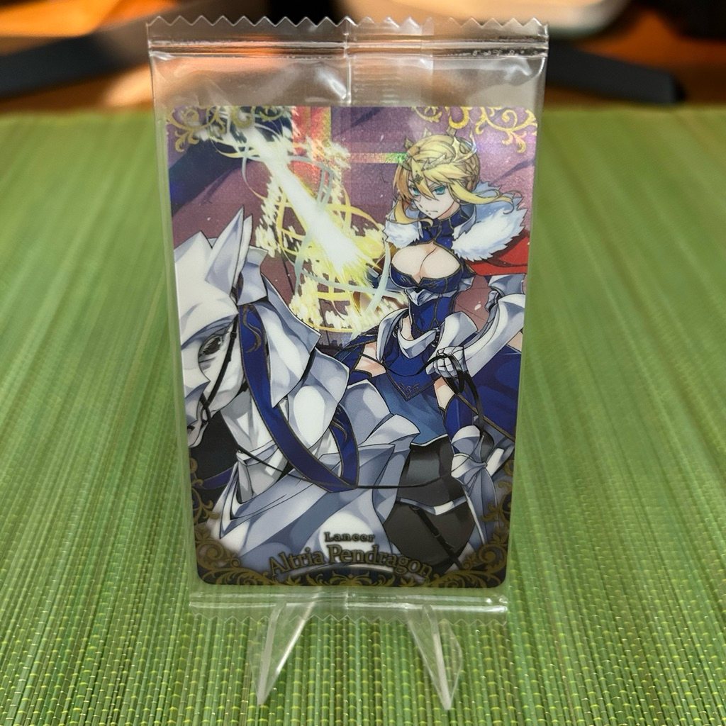 Thẻ metal wafer FGO SR Altria Pendragon Lancer