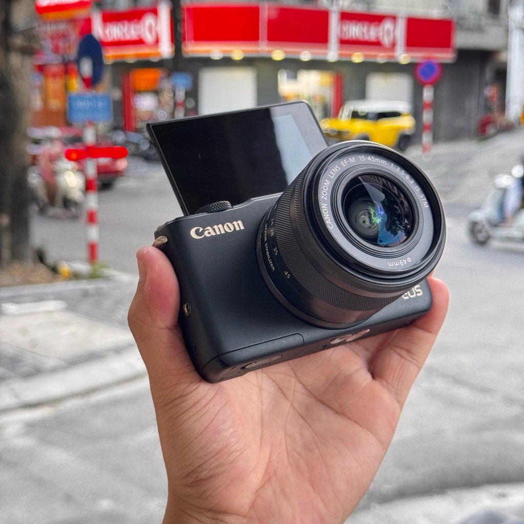 Máy Ảnh Canon M10 Kèm Lens Kit Đen