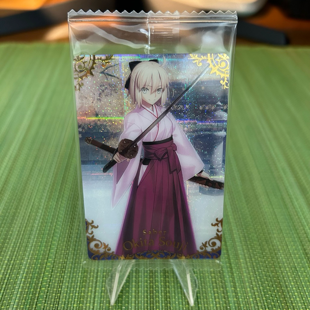 Thẻ metal wafer FGO ST Saber Okita Souji