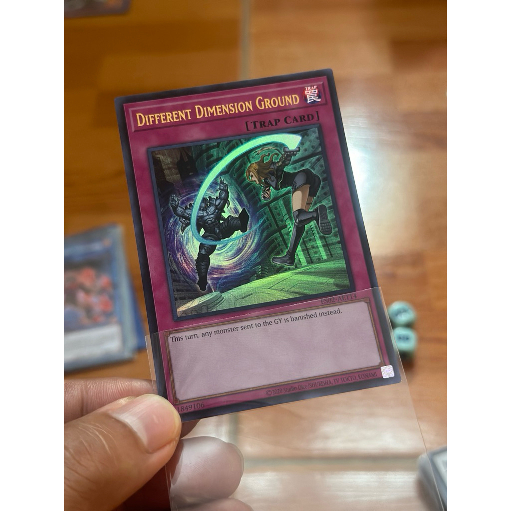 [ NEW ] Thẻ bài Yugioh ES02-AE114 Different Dimension Ground