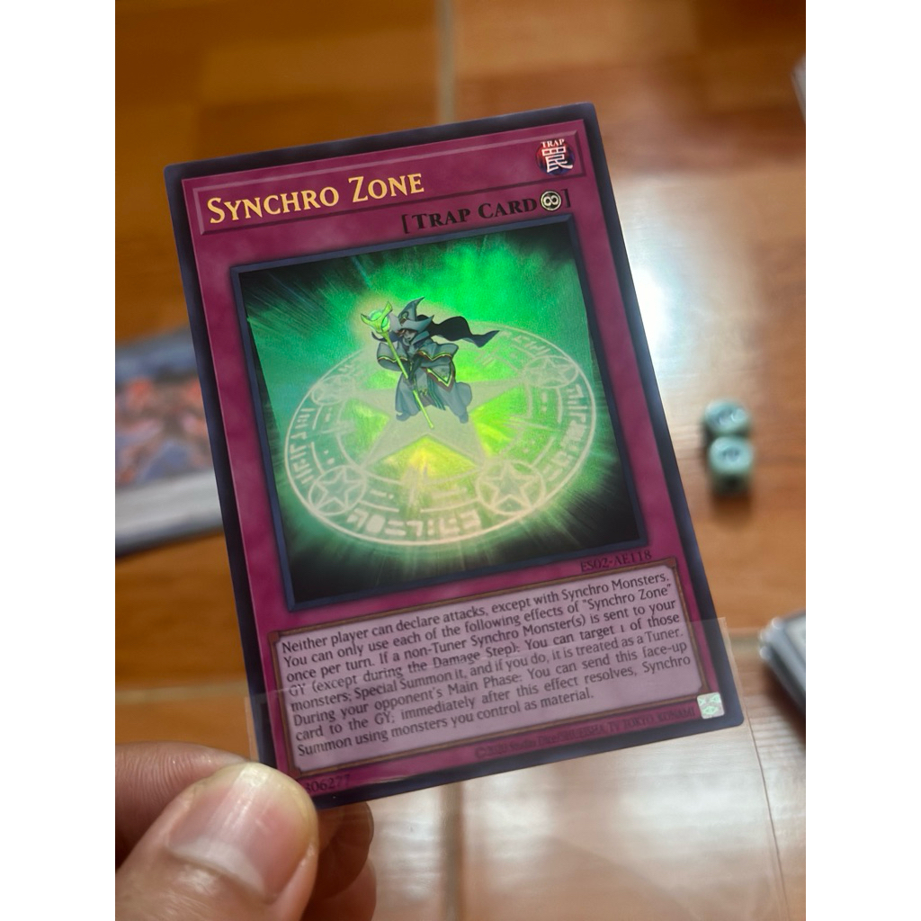 [ NEW ] Thẻ bài Yugioh ES02-AE118 Synchro Zone (UR)