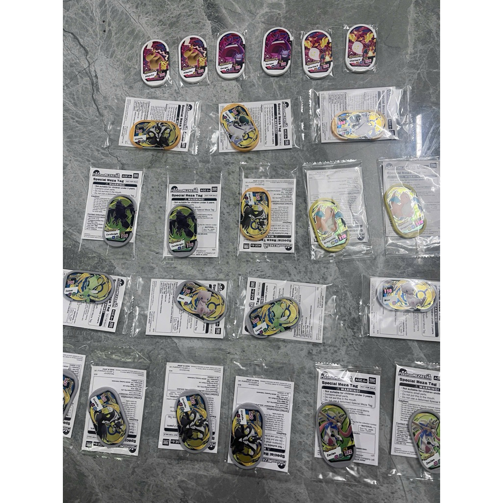 Pokemon Mezastar - Thẻ Promo bạc Pokemon Mezastar Silver Tag chính hãng 100%