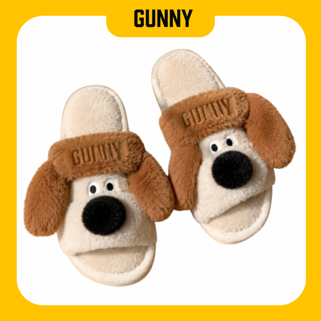 Dép Chó Con GUNNY Nữ Trong Nhà Ấm Áp GUNNY- DTN01