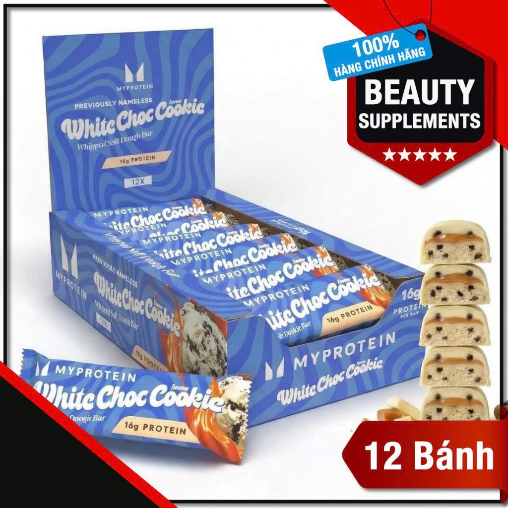 Myprotein - Bánh protein bar - Hộp 12 bánh