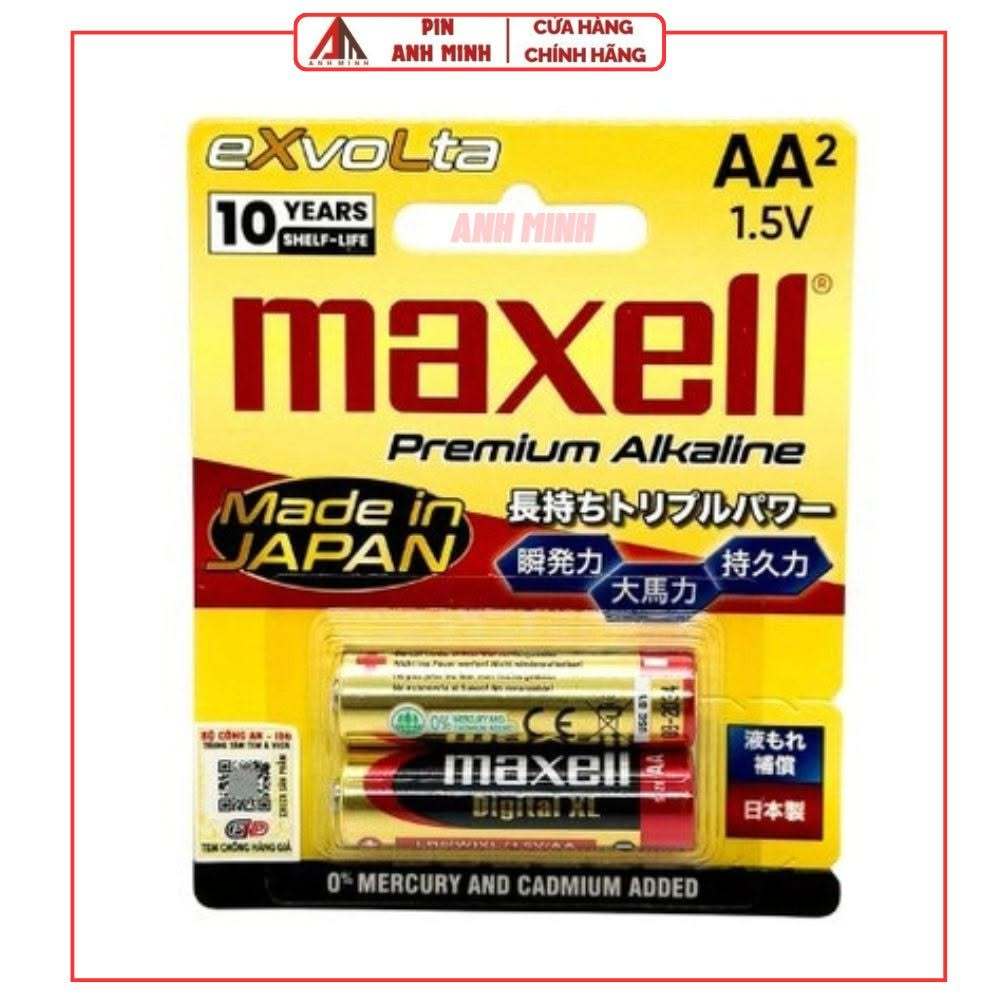 Pin kiềm Maxell Exvolta AA