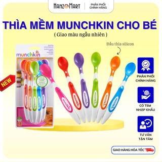 Thìa mềm Munchkin silicon cho bé ăn dặm - hanzo2009
